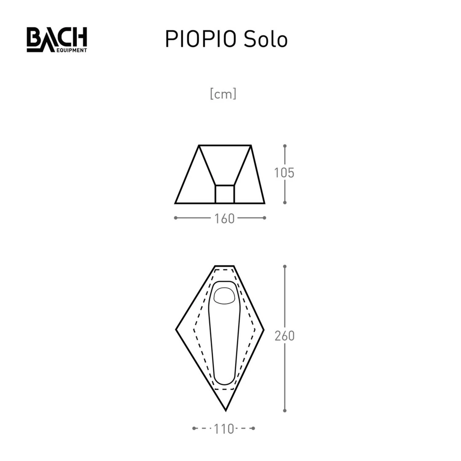 Bach Piopio Solo Zelt (russet-orange) – Bild 4