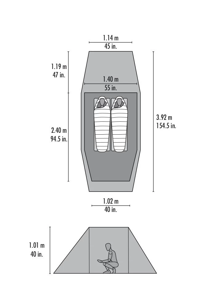 MSR Tindheim 2 Zelt (green) – Bild 5