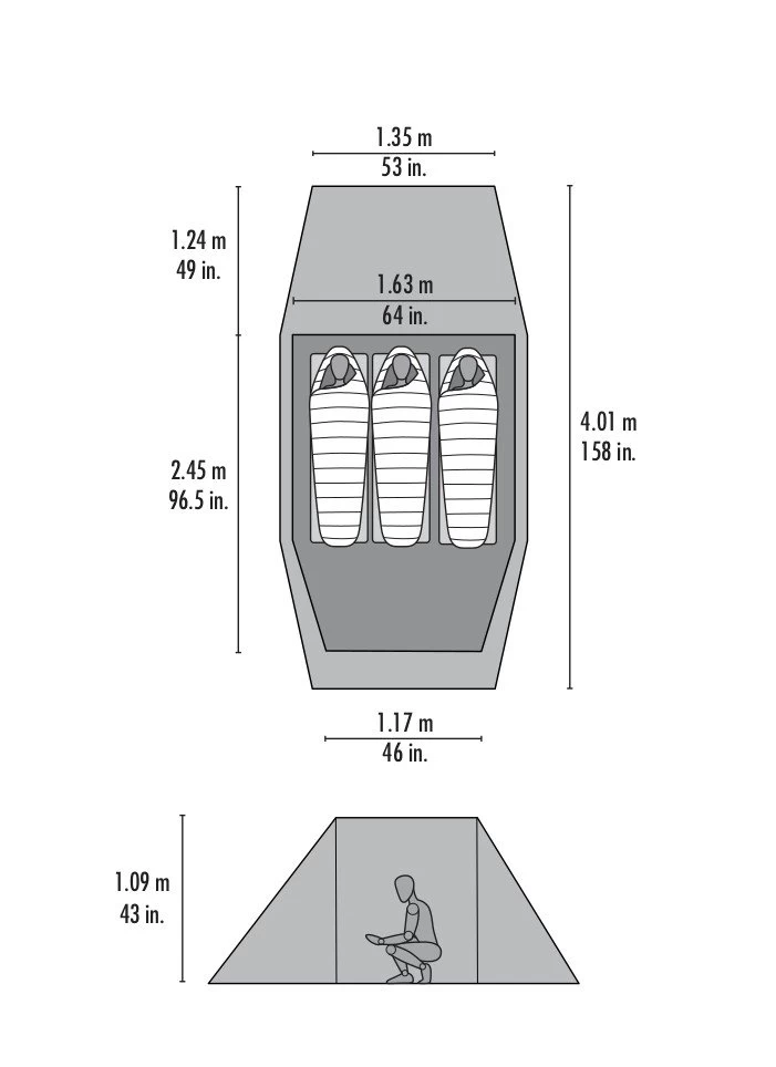 MSR Tindheim 3 Zelt (green) – Bild 5
