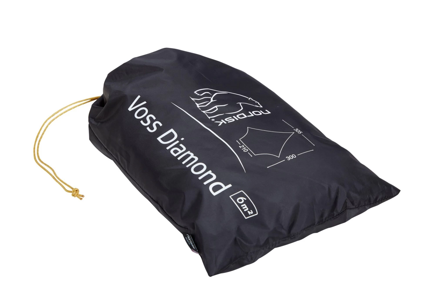 Nordisk Voss Diamond PU Tarp (dark-olive) – Bild 4